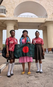 Youngest Muslim female solo traveller, global change maker arrives Gambia