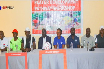 GFF president Kemo Ceesay launches FIFA player development pathway workshop for 25 women players