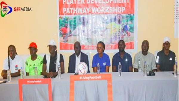 GFF president Kemo Ceesay launches FIFA player development pathway workshop for 25 women players