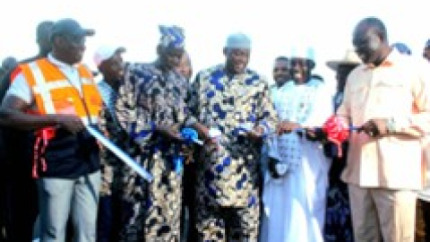 Barrow opens 91km road network in Kiang Kabada