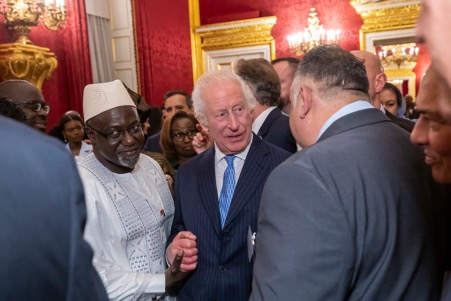 King Charles III meet Gambians in UK 