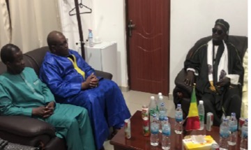 King of Madala Sinic visits Senegalese Embassy in Gambia