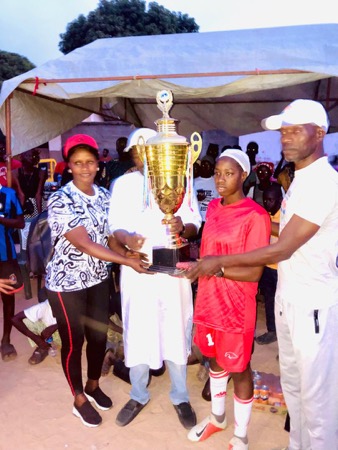 Tanji Utd lift maiden Kombo South District Female Football Trophy - The ...