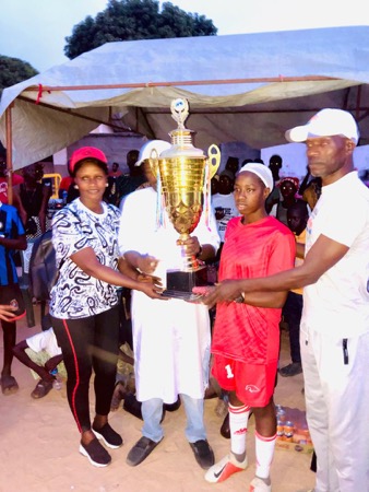 Tanji Utd lift maiden Kombo South District Female Football Trophy