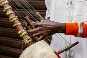 Kora: the 21-string West African harp-lute founded in Gambia