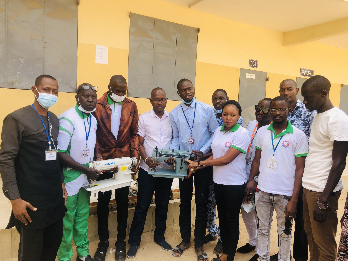 LTA presents tailoring machines to 20 members