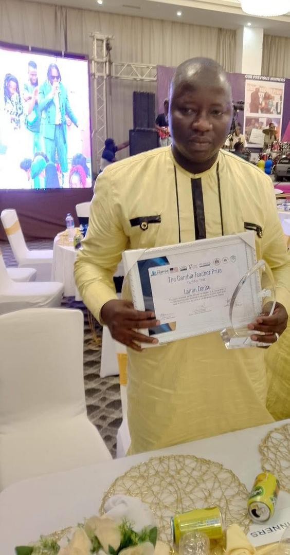 Lamin Danso wins ‘Best Teacher Awards’ 2026