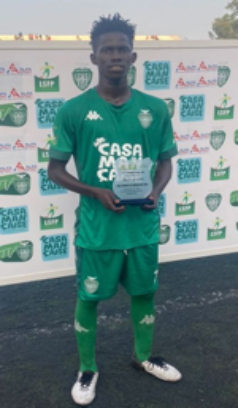Lamin Jarju wins Man of the Match against Generation Foot