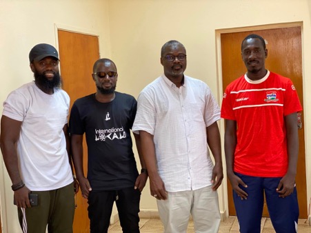 GFF prexy receives Football Ambassadors
