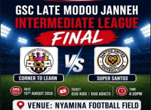 Late Modou Janneh Intermediate League set for Saturday