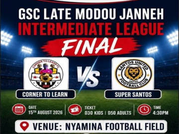Late Modou Janneh Intermediate League set for Saturday