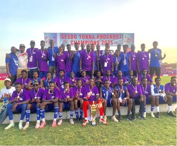 Late Njuga lift SESDO knockout cup trophy