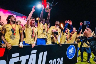 Haruna Rashid Njie triumphs dual in Latvia