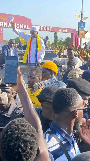 Darboe returns to hero’s welcome after European tour