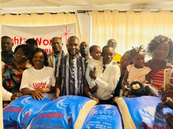 Light the World gives food items worth about D300, 000 to needy families