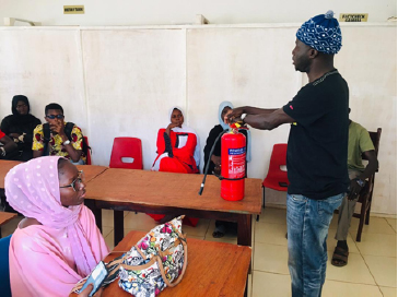 MAJaC students, staff trained on fire safety