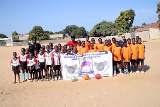 MCF supports kids with football gears