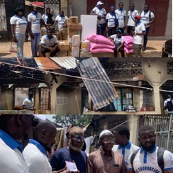 MIS Foundation supports fire victims with items worth D110, 000