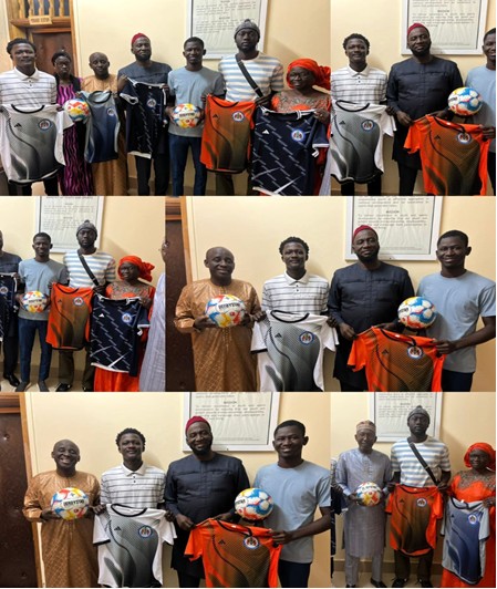 MOYS patronizes UTGSU with sports items ahead of sports festivity