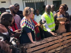 Madison City Council delegation visits Bakau Women Garden
