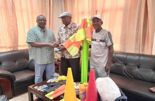 GFF receives beach soccer materials
