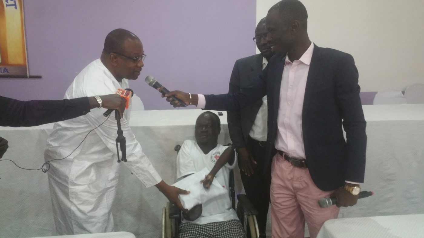 Kandeh extends benevolence to Gambia Federation of Disabled