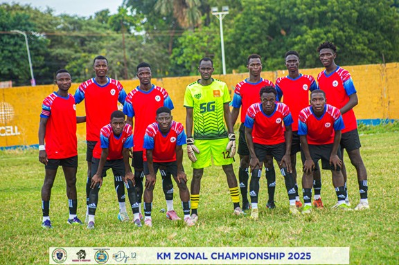 Manjai pip SK Central in KM Zonal championship