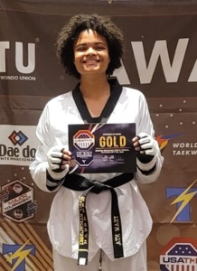 Young female taekwondo switch allegiance to Gambia