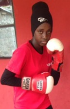 Only female boxer to represent Gambia internationally