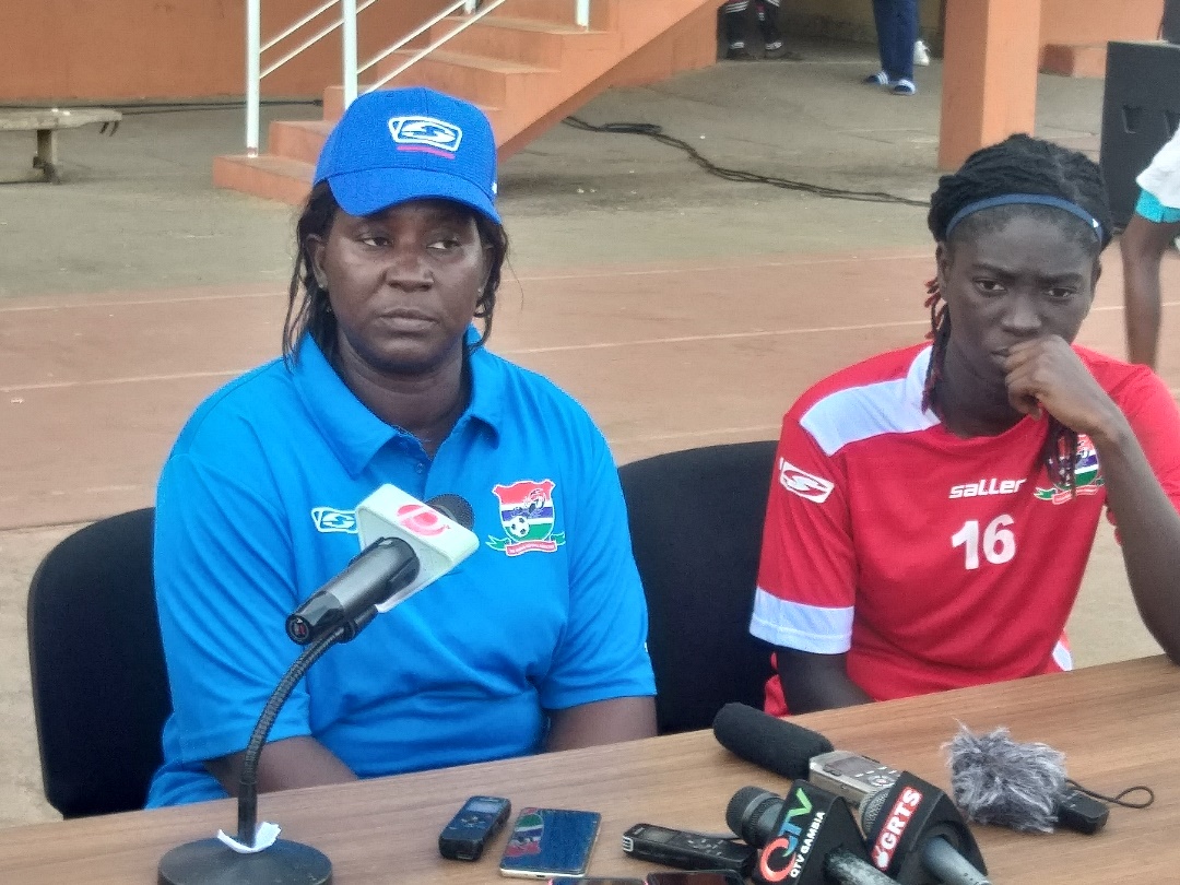 Coach Bom expresses happiness to contain Cameroon in Banjul