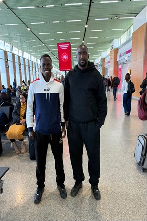 Modou Lamin Marong arrives in Denmark for trials with Esbjerg, AC Horsens