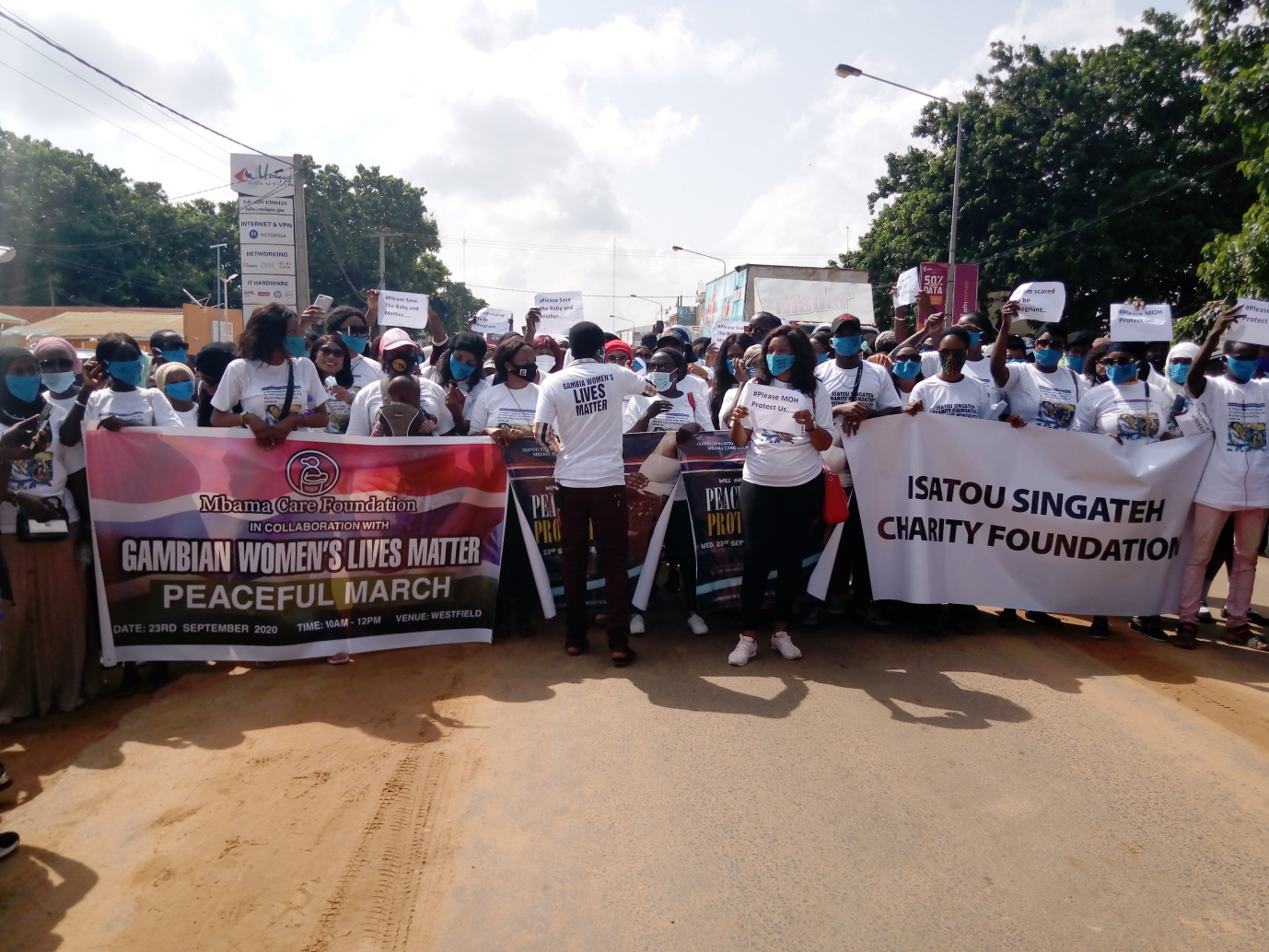 Hundreds protest over “alarming rate” of maternal deaths