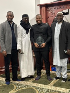 Mayor Bensouda honoured by Soninkara Youth Community in New York