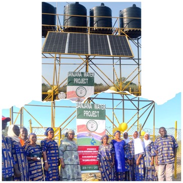 Mayoress Lowe inaugurates borehole in Banjana