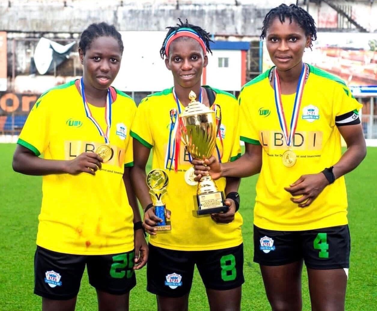 Gambian trio steer Determine Girls to 5th successive Liberian league title