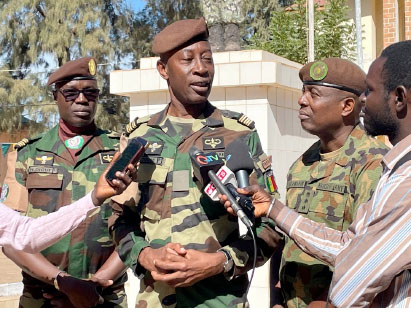 ECOMIG changes command - As new in-coming commander takes over