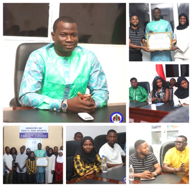 Minister Badjie reaffirms commitment to youth empowerment
