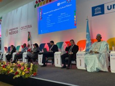 Minister Bah speaks on cultural policies at Mondiacult Conference in Mexico City
