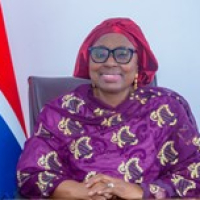 Minister Fatou Kinteh 
