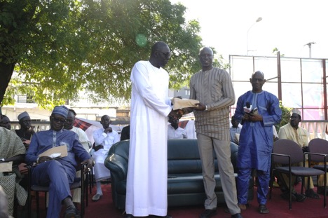 Minister Jobe disburses D1M among Banjul cultural groups