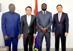 Minister Tangara with Chinas AA