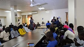 Minister urges patience, reject ‘backway’ as youth tour kicks off