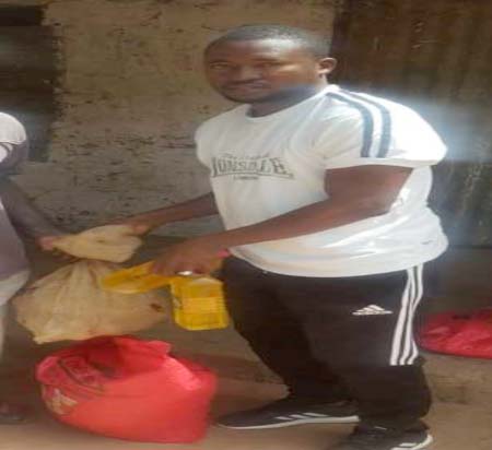 Brikama Utd gaffer supports Penyem, others with food stuffs