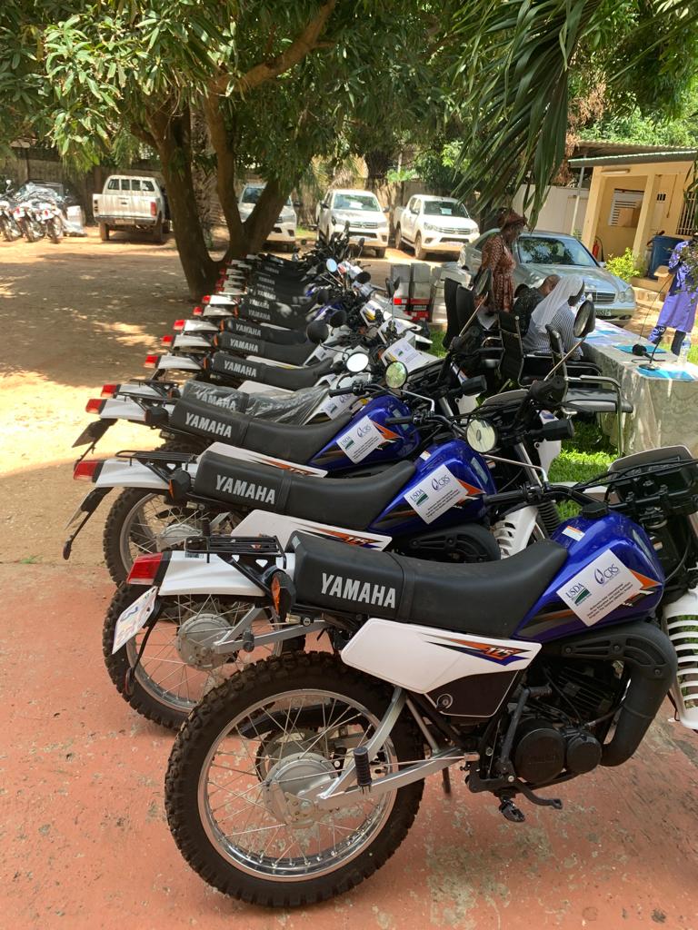CRS hands over vehicles, motocycles worth almost US$200,000 to partners