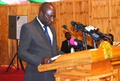 Barrow presides over swearing-in of new Judicial Secretary