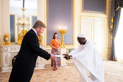 Ambassador Jobarteh presents letters of credence to King Willem-Alexander