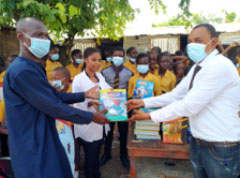 TAKE-M donates books to ECA School