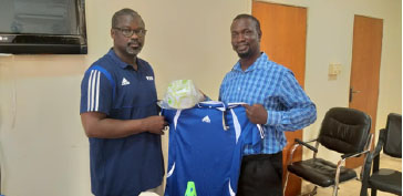 GFF prexy fulfills personal pledge to Gambia Deaf team