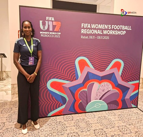 GFF Women's Football Coordinator represents Gambia at FIFA Women's football workshop
