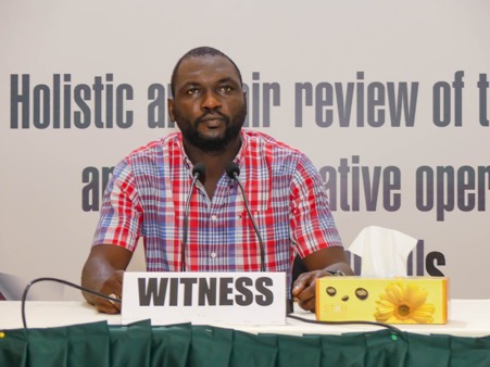 Witness tells Commission he gave Finance Director D12,000